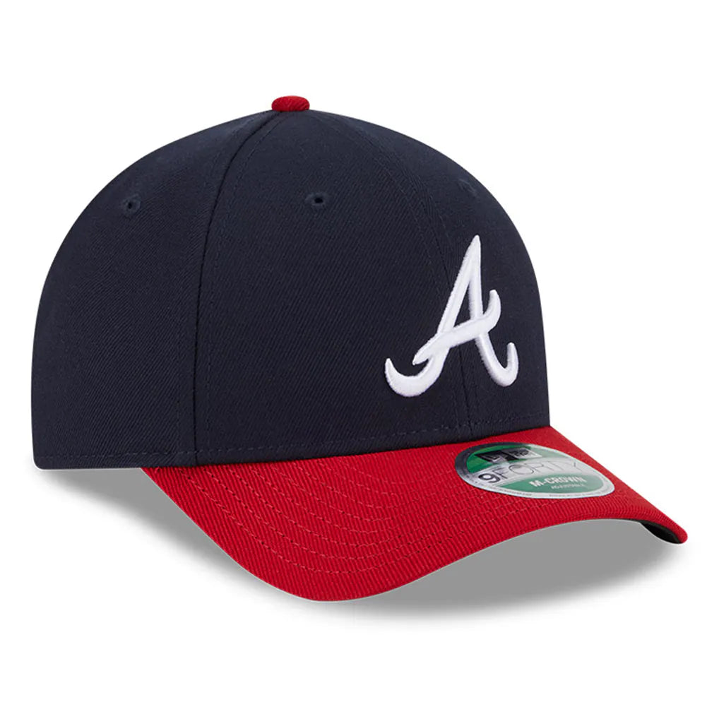 Atlanta Braves New Era Player Replica 9FORTY Adjustable Hat - Navy Techwosell
