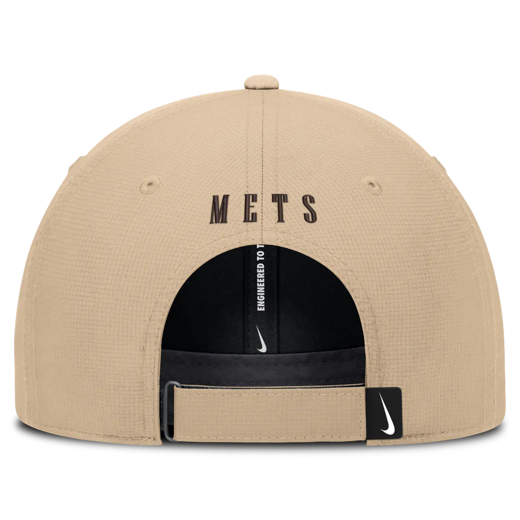 New York Mets Nike Desert Ripstop Club Adjustable Hat - Khaki Techwosell