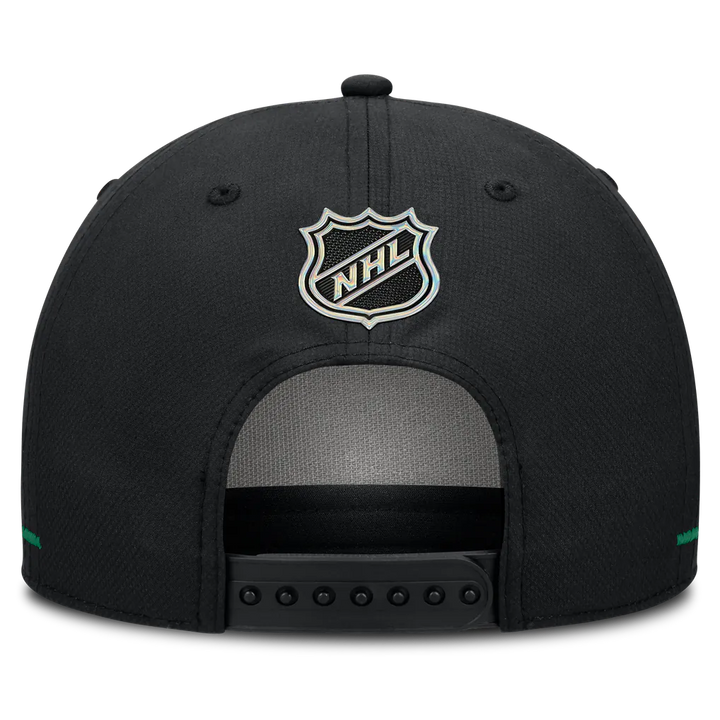 Dallas Stars Fanatics Authentic Pro Rink Bar Tacks A-Frame Adjustable Hat - Black