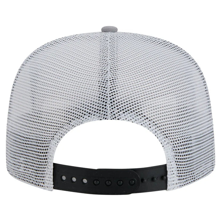 Los Angeles Kings New Era Throwback V-Dye Adjustable Golfer Hat - Black/Silver