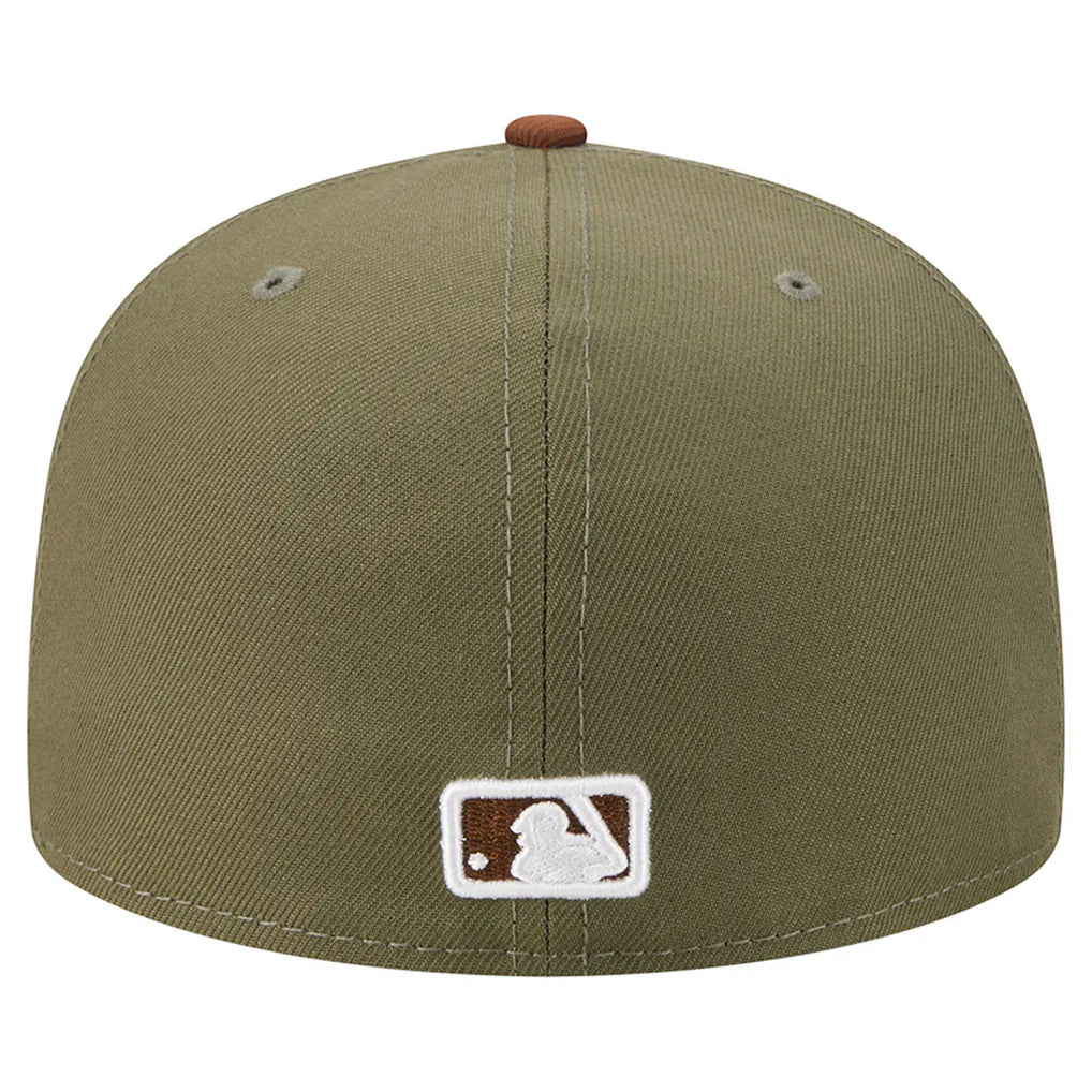 New York Mets New Era Color Pack 59FIFTY Fitted Hat - Olive/Brown