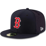 Boston Red Sox New Era Game Authentic Collection On-Field 59FIFTY Fitted Hat - Navy Techwosell