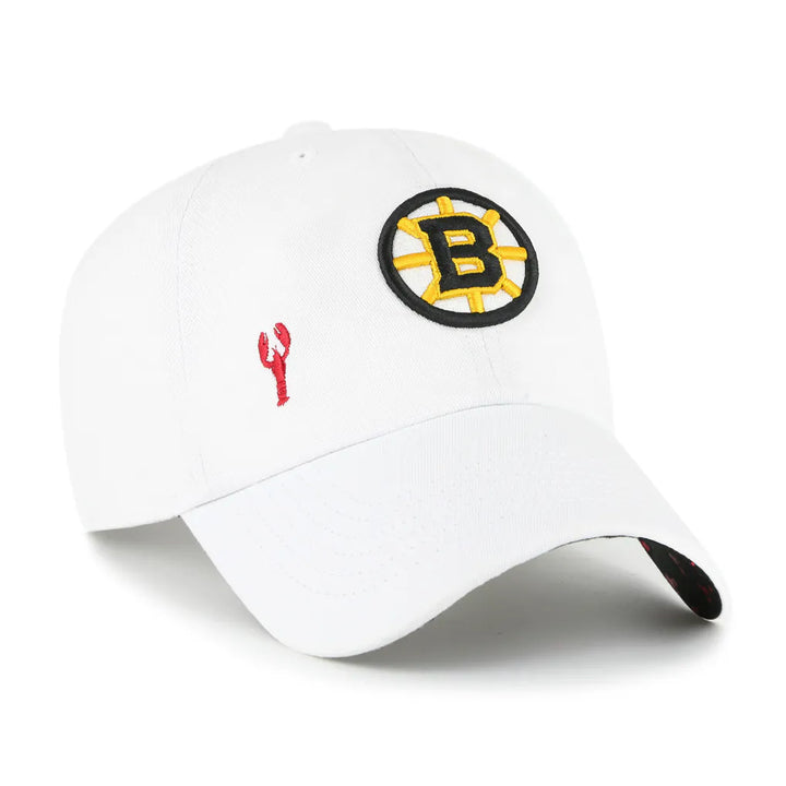 Boston Bruins '47 Women's Confetti Clean Up Adjustable Hat - White