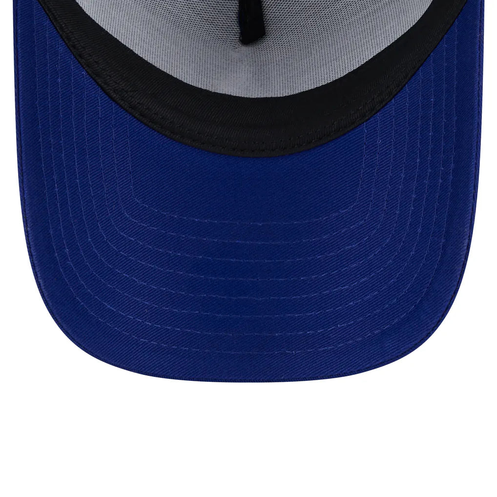 Los Angeles Dodgers New Era 9FORTY A-Frame Trucker Adjustable Hat - Royal