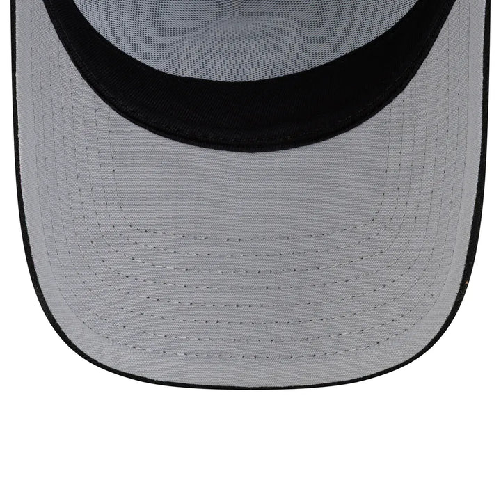 San Diego Padres New Era Side Script 9FORTY A-Frame Trucker Adjustable Hat - Black