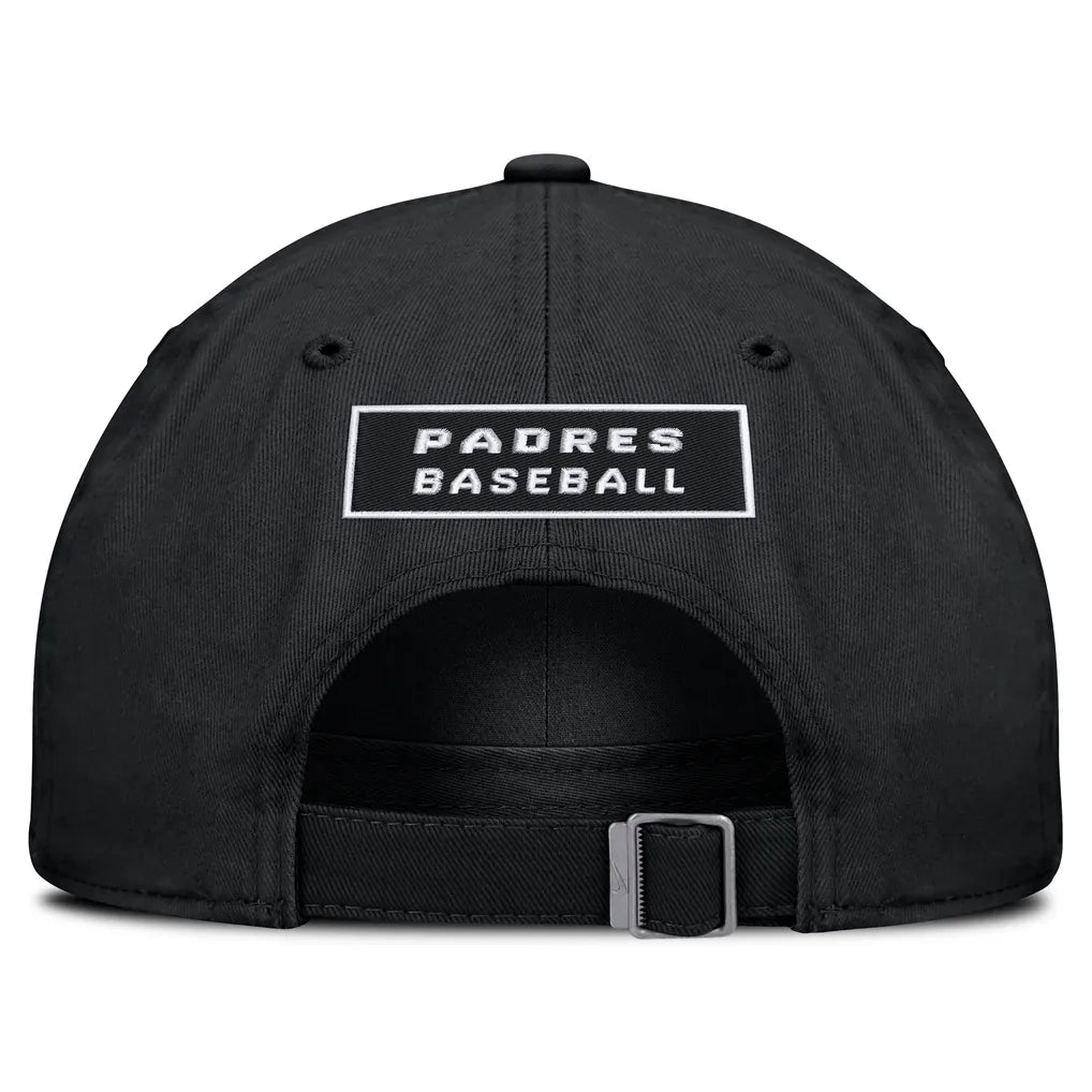 San Diego Padres Nike Primetime Club Adjustable Hat - Black Techwosell