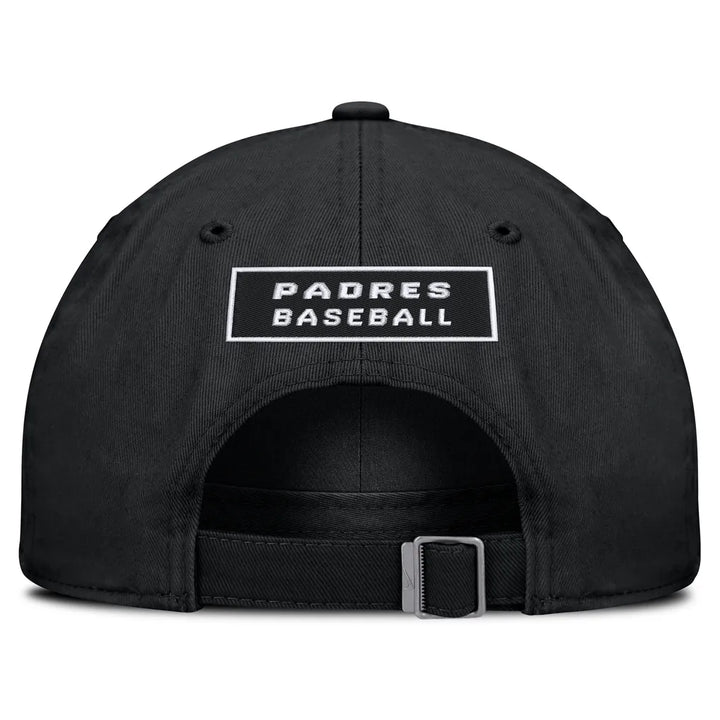 San Diego Padres Nike Primetime Club Adjustable Hat - Black