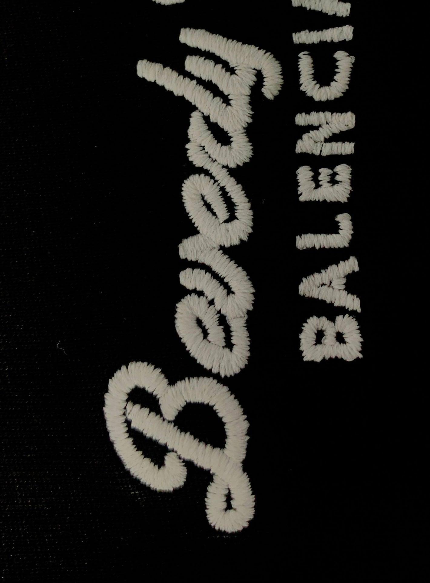 Balenciaga Black T-Shirt Without Collar