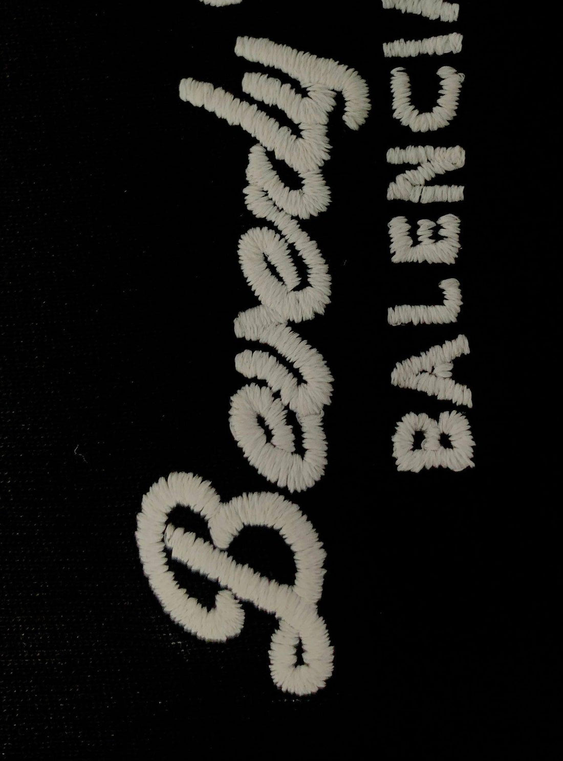 Balenciaga Black T-Shirt Without Collar Techwosell