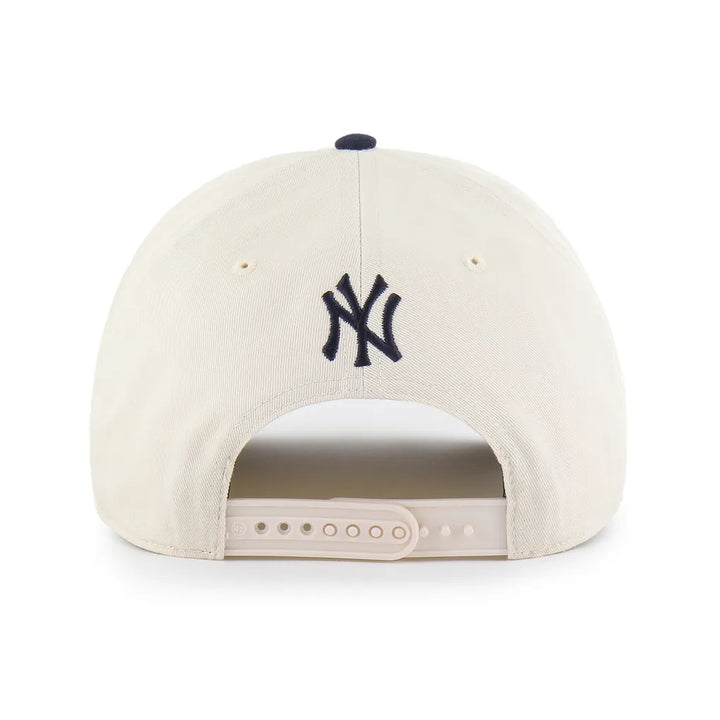 New York Yankees '47 Unisex Rope Script Hitch Adjustable Hat - Natural/Navy