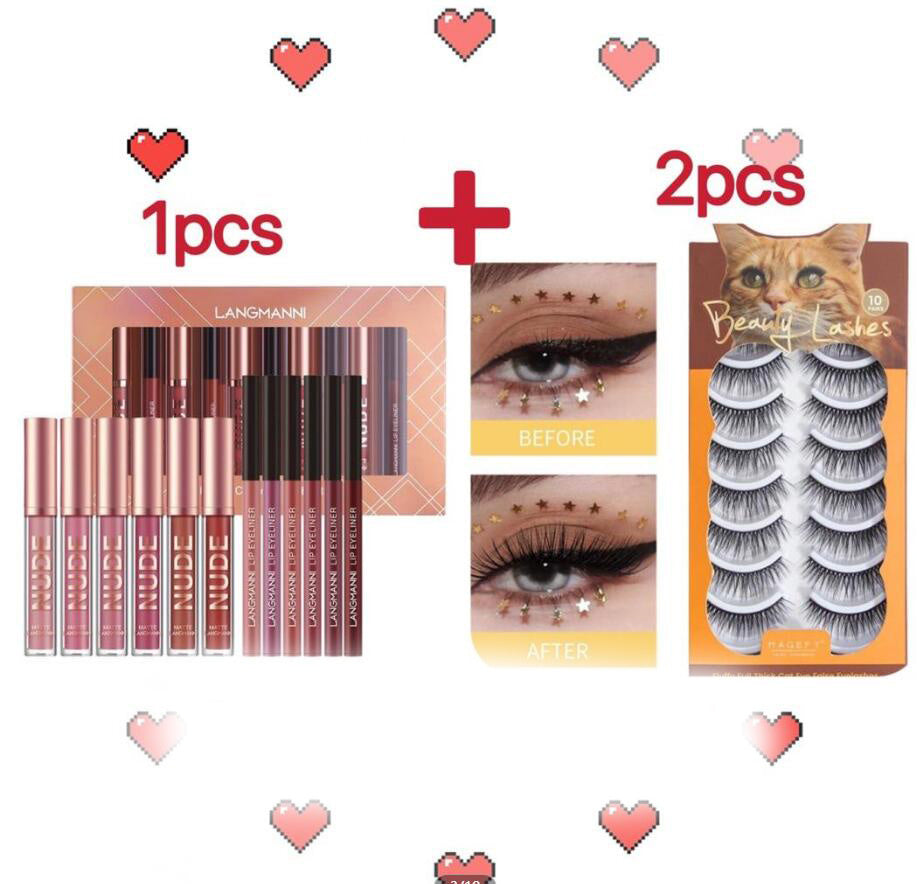 Long Lasting Matte Lipstick Beauty Cosmetics Makeup 12 Pcs