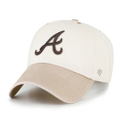 Atlanta Braves '47 Neutral Terrain Clean Up Adjustable Hat - Natural/Tan Techwosell