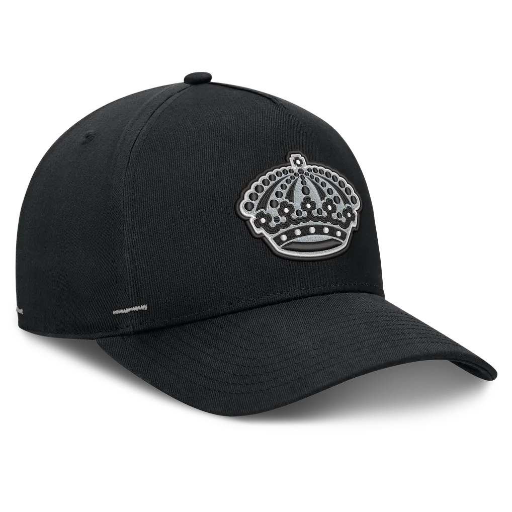 Los Angeles Kings Fanatics Alternate Authentic Pro Rink A-Frame Adjustable Hat - Black