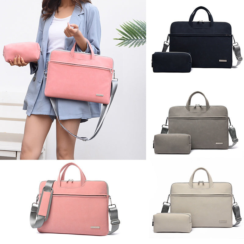 Women Laptop Bag Notebook Carrying Case Briefcase For Macbook Air 13.3 14 15.6 Inch