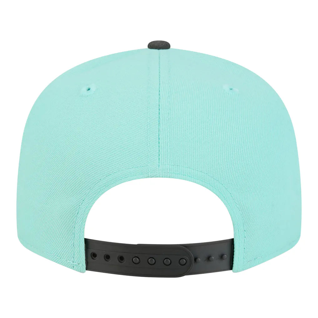 Los Angeles Kings New Era Two-Tone Color Pack 9FIFTY Snapback Hat - Turquoise/Charcoal Techwosell