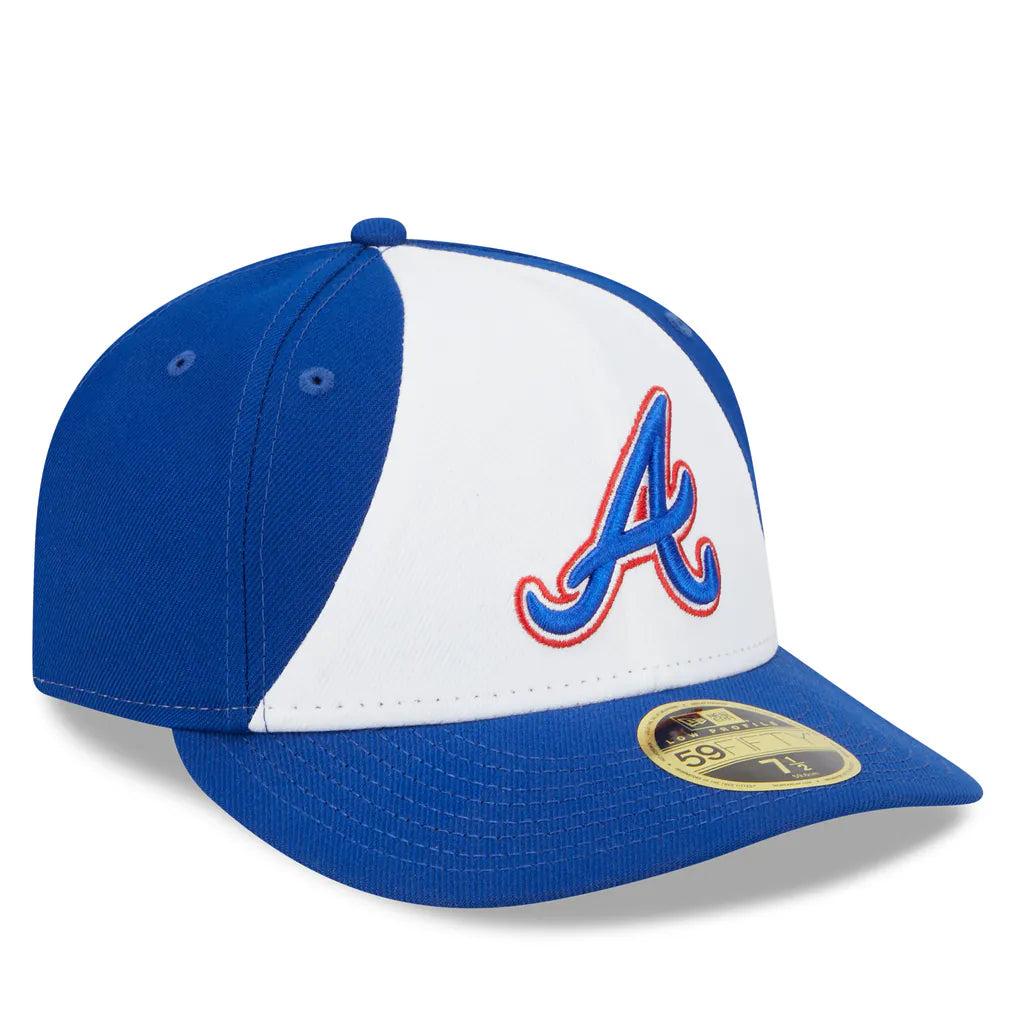 Atlanta Braves New Era 2023 City Connect Low Profile 59FIFTY Fitted Hat - White/Royal