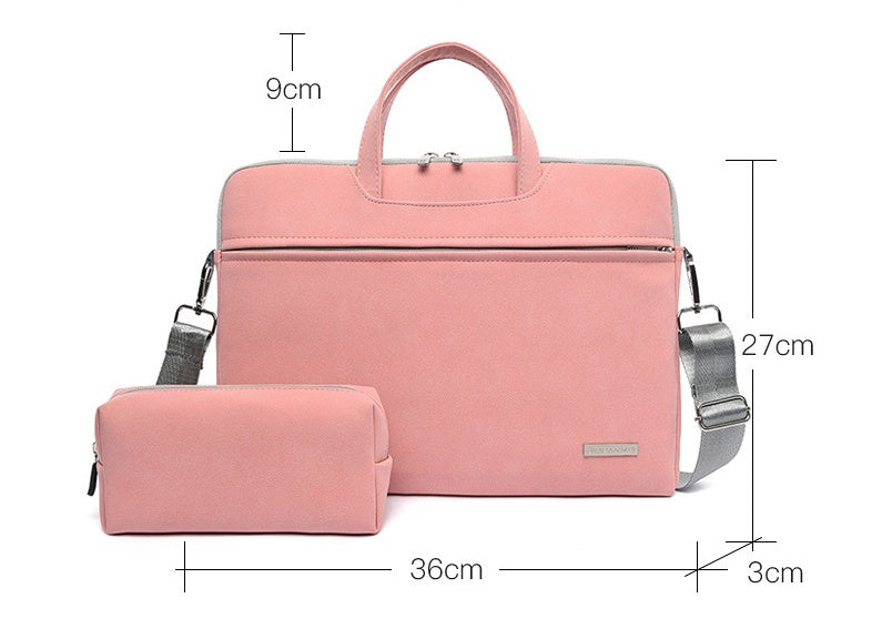 Women Laptop Bag Notebook Carrying Case Briefcase For Macbook Air 13.3 14 15.6 Inch