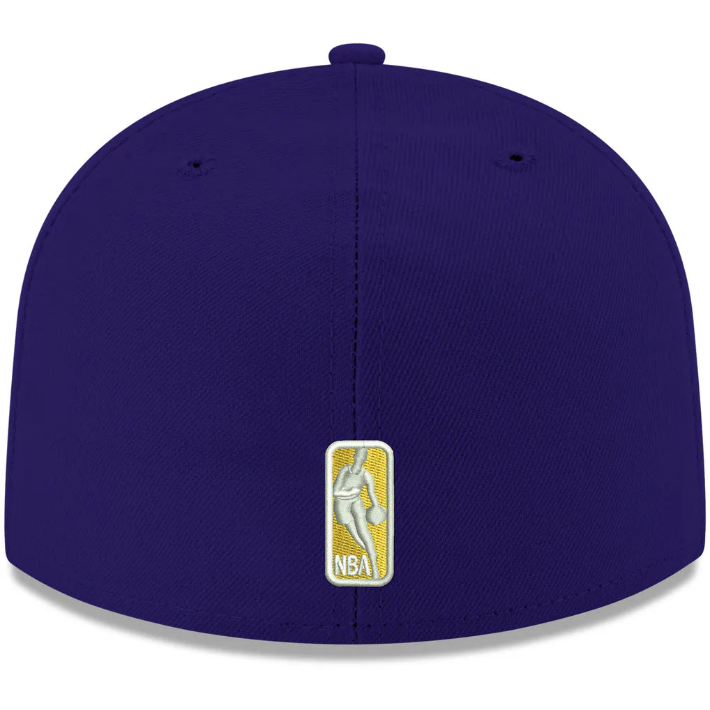 Los Angeles Lakers New Era Official Team Color 59FIFTY Fitted Hat - Purple