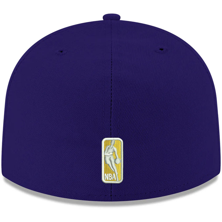 Los Angeles Lakers New Era Official Team Color 59FIFTY Fitted Hat - Purple