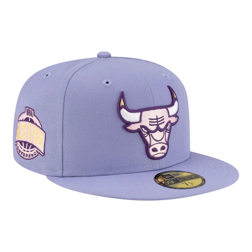 Chicago Bulls New Era Color Pack 59FIFTY Fitted Hat - Lavender Techwosell