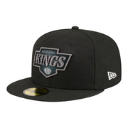 Los Angeles Kings New Era Color Pop 59FIFTY Fitted Hat - Black Techwosell
