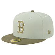 Boston Red Sox New Era Color Pack 59FIFTY Fitted Hat - Green/Olive Techwosell