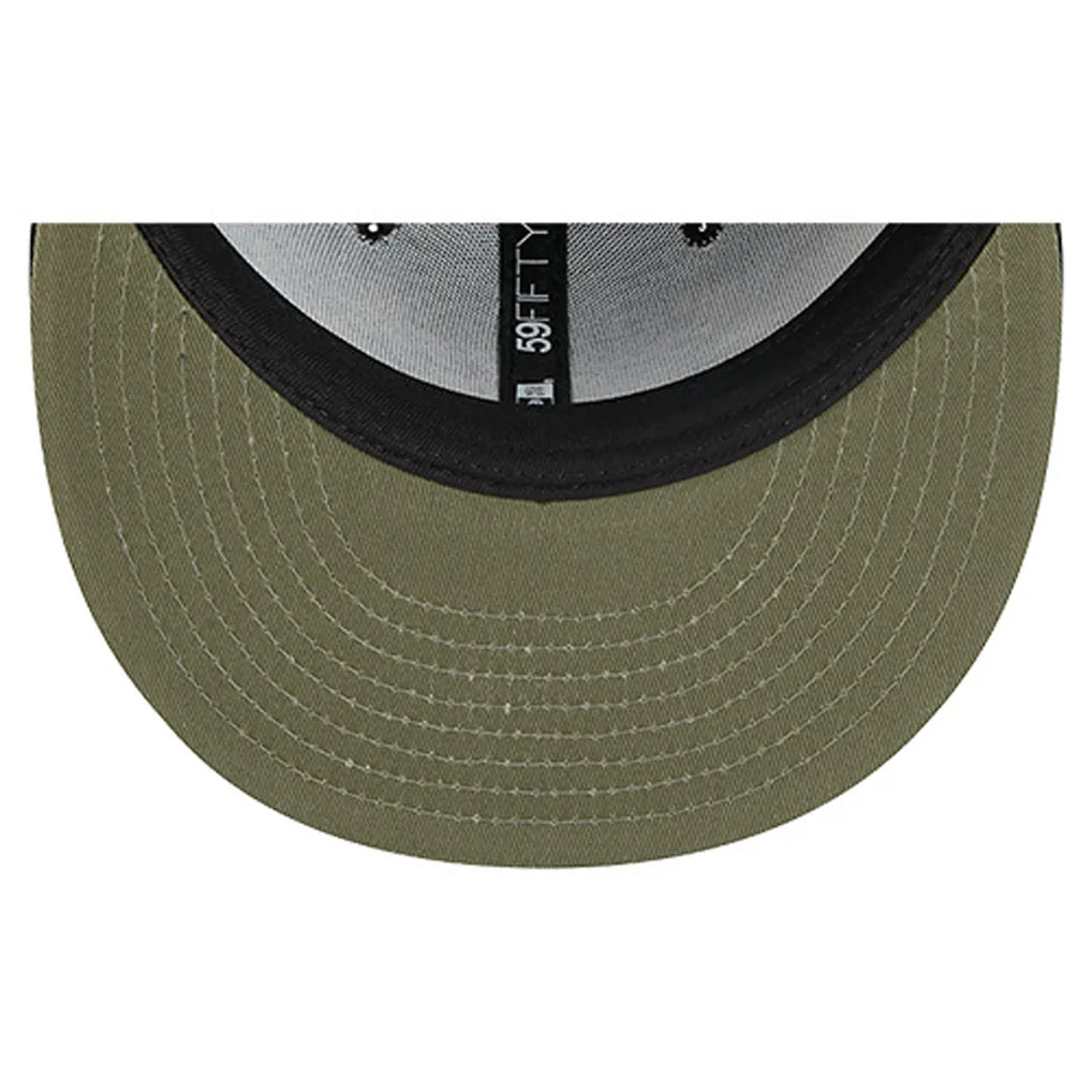 Dallas Stars New Era Military Appreciation Digital Camo Stars 59FIFTY Fitted Hat - Black