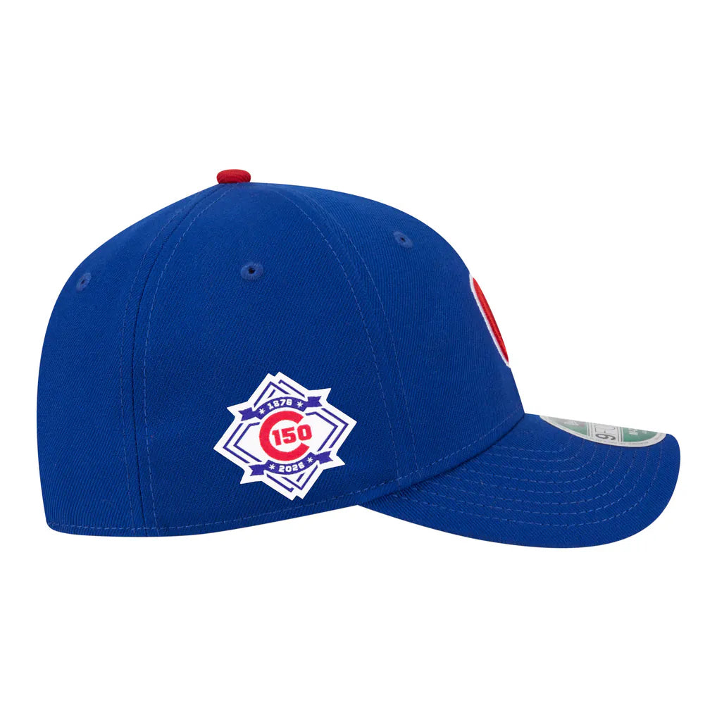 Chicago Cubs New Era 150th Anniversary 9FORTY M-Crown Adjustable Hat - Royal Techwosell