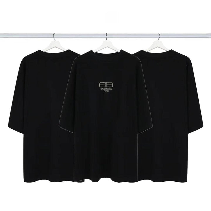 Balenciaga Black T-Shirt Without Collar