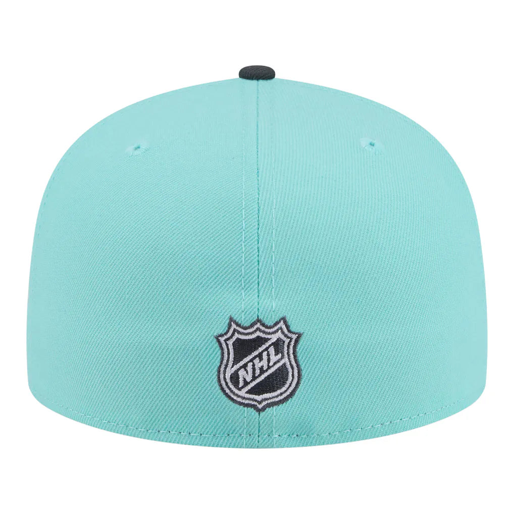Dallas Stars New Era Two-Tone Color Pack 59FIFTY Fitted Hat - Turquoise/Charcoal