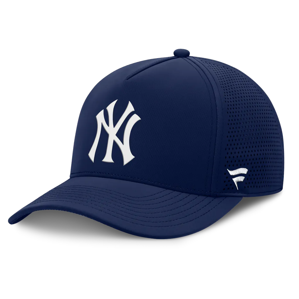 New York Yankees Fanatics Men's Perforated Adjustable Hat - Navy Techwosell