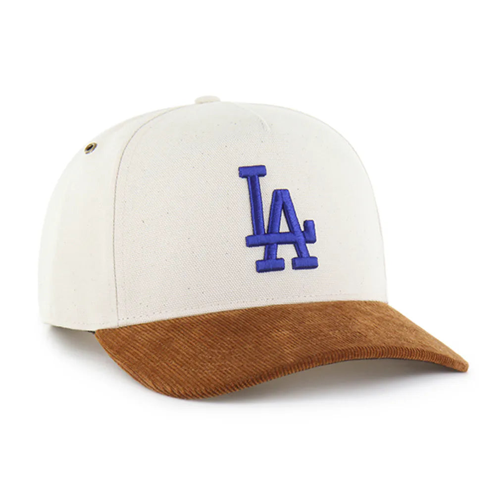 Los Angeles Dodgers Carhartt x '47 Undyed Relaxed Hitch Adjustable Hat - Natural/Brown