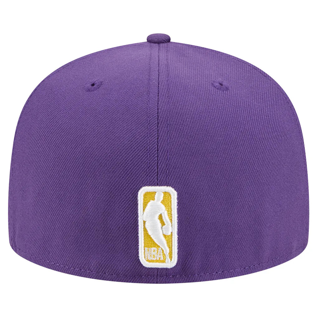 Los Angeles Lakers New Era Tri-Hit 59Fifty Fitted Hat - Purple