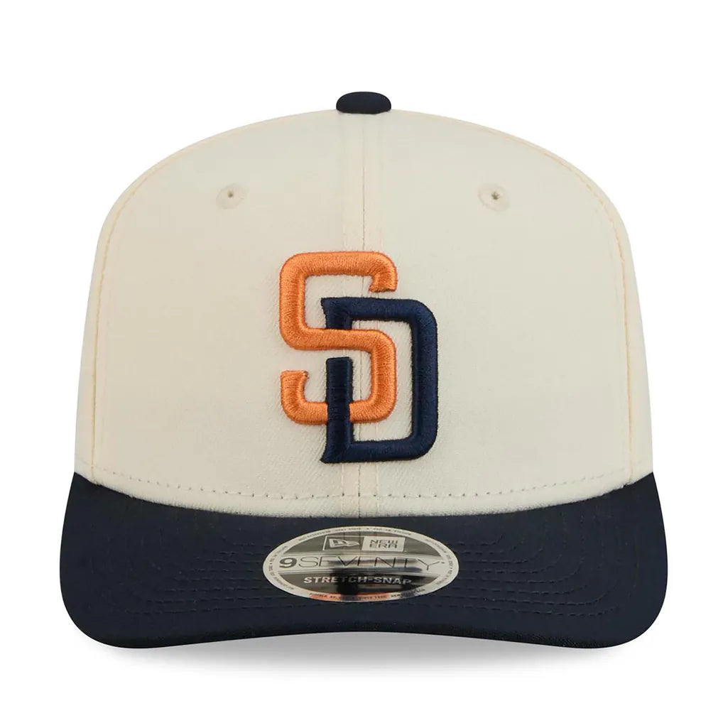 San Diego Padres New Era 2026 City Connect 9SEVENTY Adjustable Hat - Cream/Obsidian