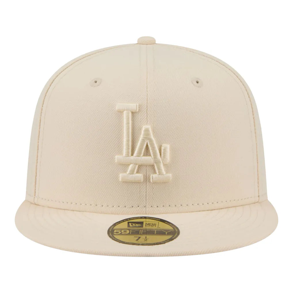 Los Angeles Dodgers New Era Color Pack 59FIFTY Fitted Hat - Cream