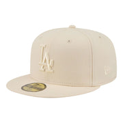 Los Angeles Dodgers New Era Color Pack 59FIFTY Fitted Hat - Cream Techwosell