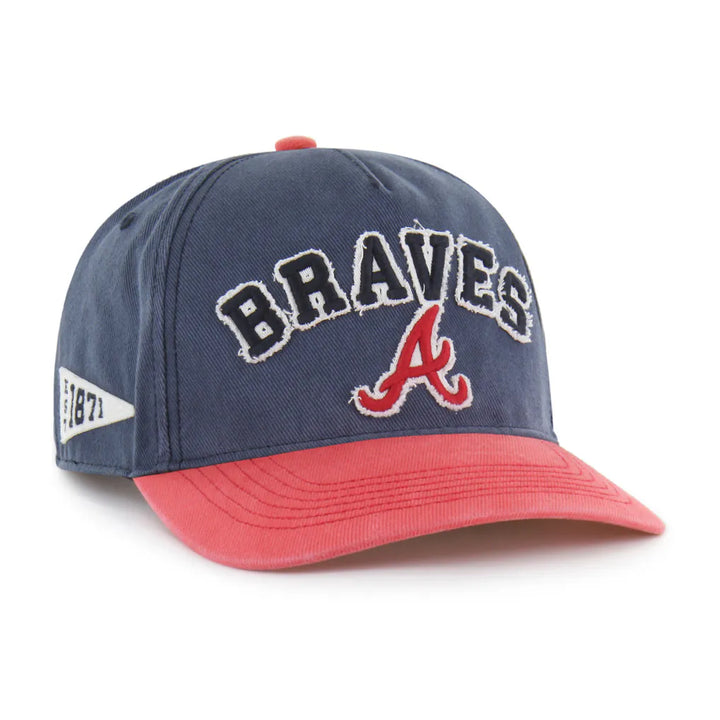 Atlanta Braves '47 Unisex Calderwood Hitch Adjustable Hat - Navy