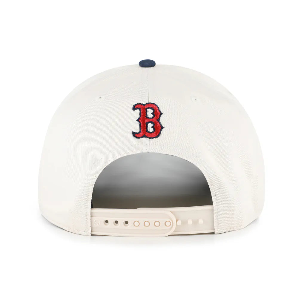 Boston Red Sox '47 Unisex Rope Script Hitch Adjustable Hat - Natural/Navy Techwosell