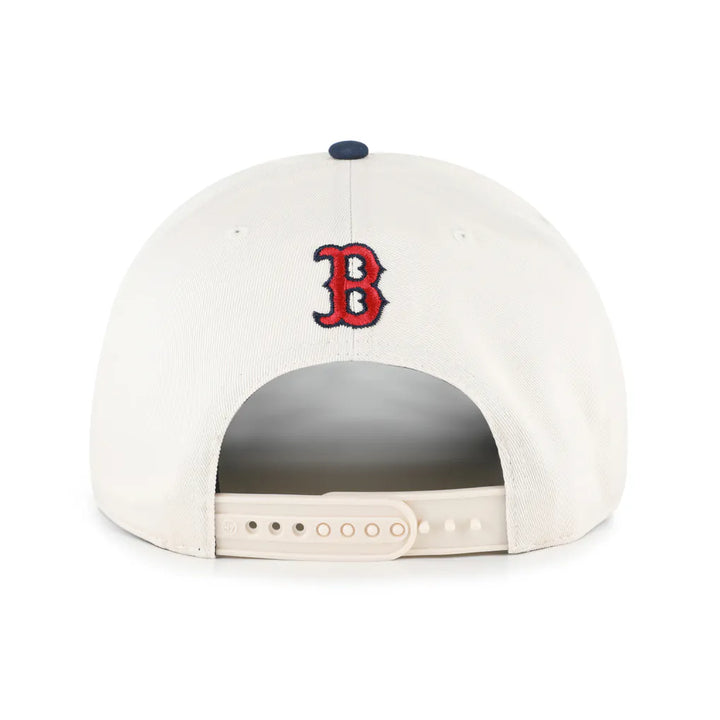 Boston Red Sox '47 Unisex Rope Script Hitch Adjustable Hat - Natural/Navy