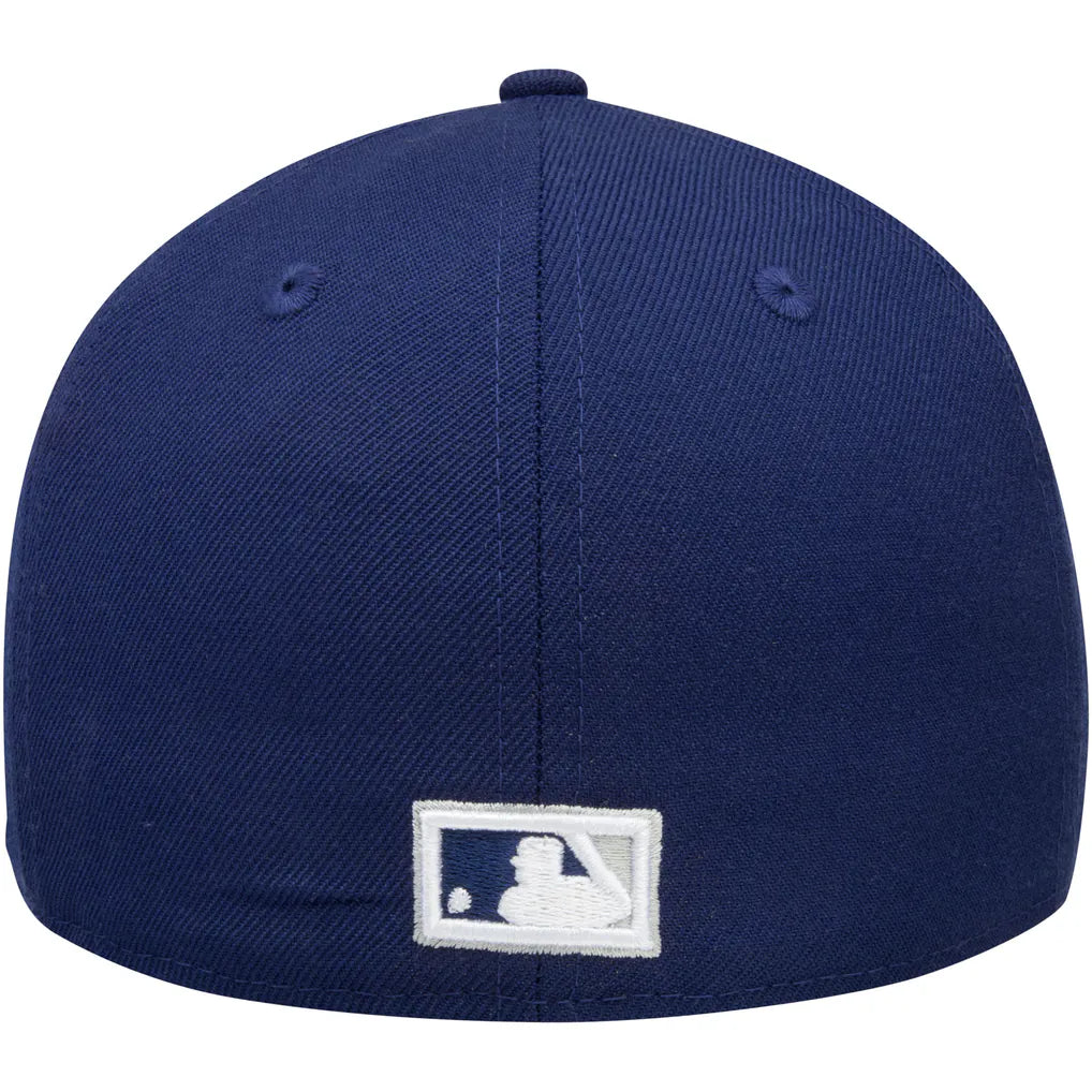 Los Angeles Dodgers New Era Cooperstown Collection Wool 59FIFTY Fitted Hat - Navy Techwosell
