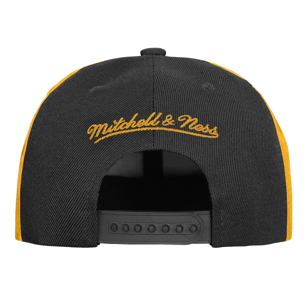 Boston Bruins Mitchell & Ness Youth Mascot Snapback Hat - Black