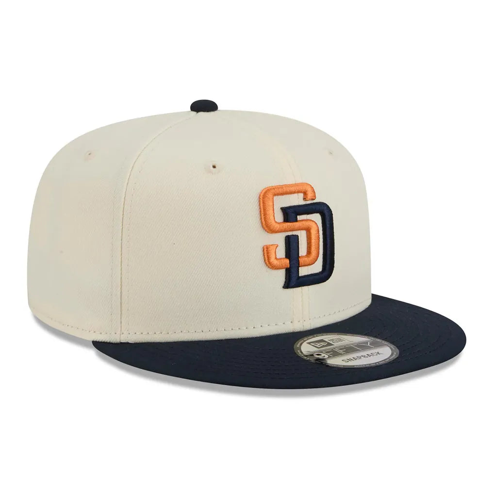 San Diego Padres New Era 2026 City Connect 9FIFTY Snapback Hat - Cream/Obsidian