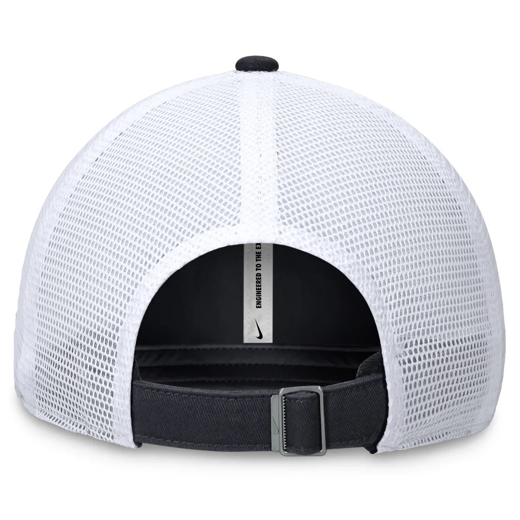 Atlanta Braves Nike Club Trucker Adjustable Hat - Navy