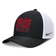 Atlanta Braves Nike Camo Rise Trucker Dri-FIT Adjustable Hat - Black/White Techwosell