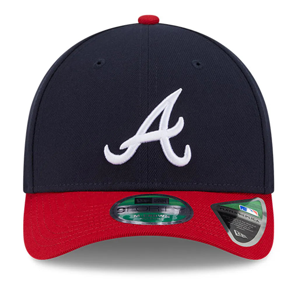 Atlanta Braves New Era Player Replica 9FORTY Adjustable Hat - Navy Techwosell