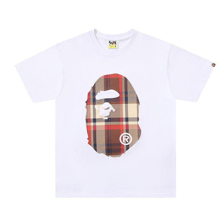 Bathing Ape White T-Shirt without Collar
