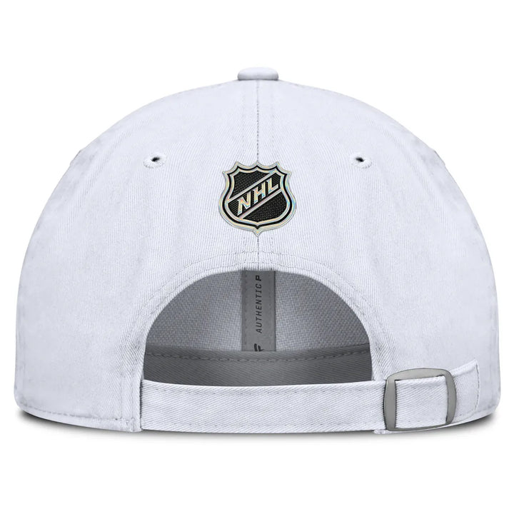 Boston Bruins Fanatics Authentic Pro Hockey Fights Cancer Adjustable Hat - White