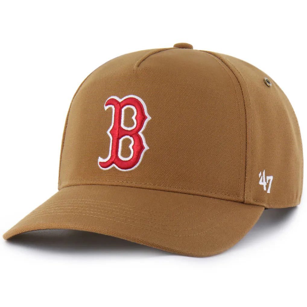 Boston Red Sox Carhartt x '47 Hitch Adjustable Hat - Brown Techwosell