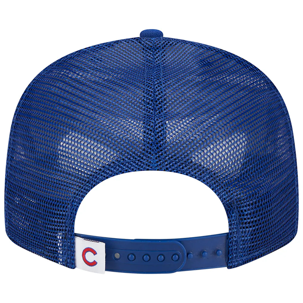 Chicago Cubs New Era Team Color Trucker 9FIFTY Snapback Hat - Royal Techwosell