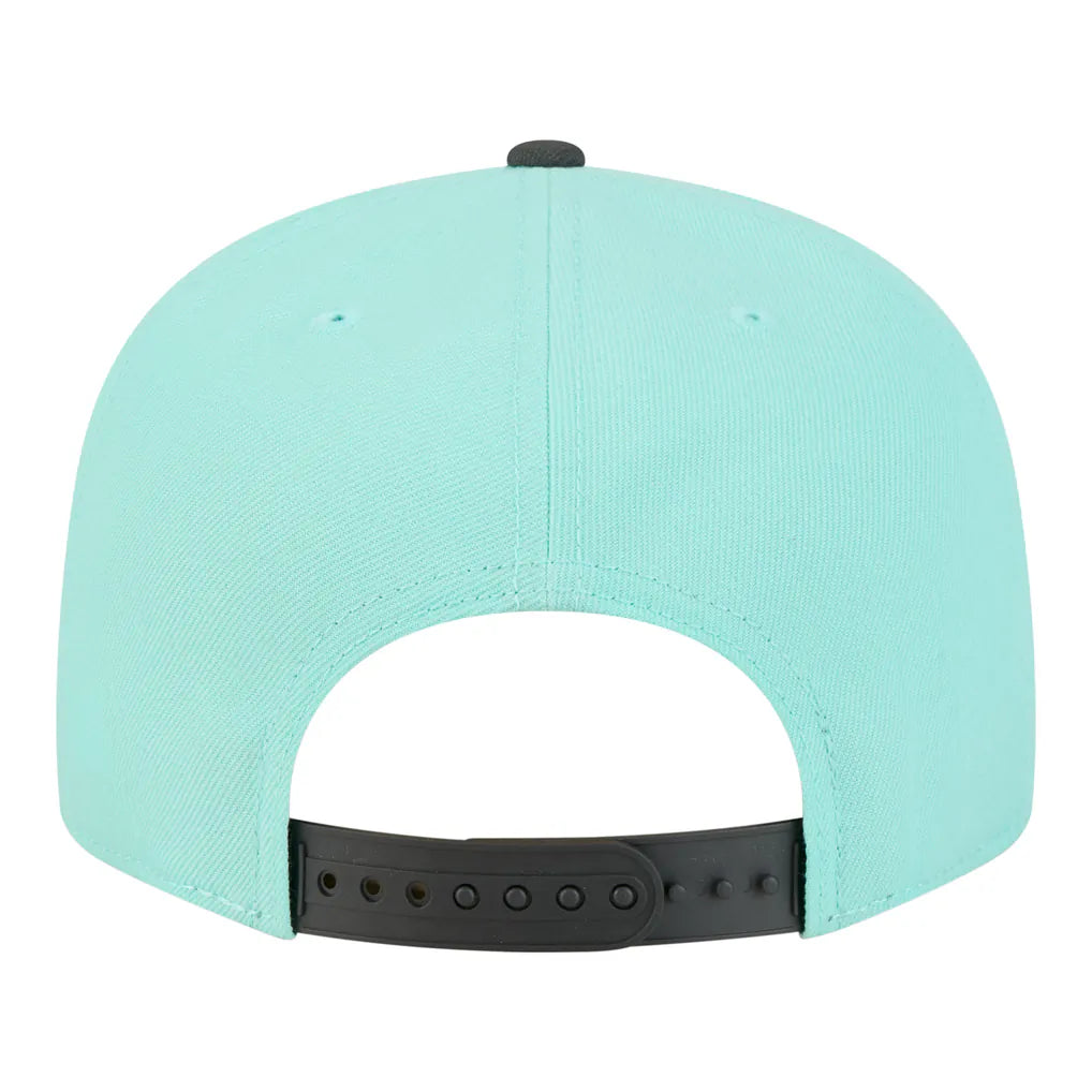 Dallas Stars New Era Two-Tone Color Pack 9FIFTY Snapback Hat - Turquoise/Charcoal Techwosell